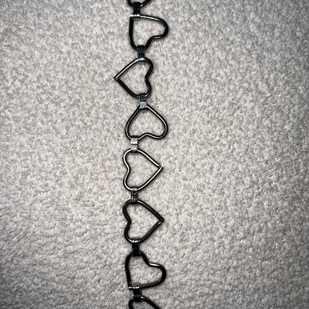 Brandy Melville Heart Chain/Belt